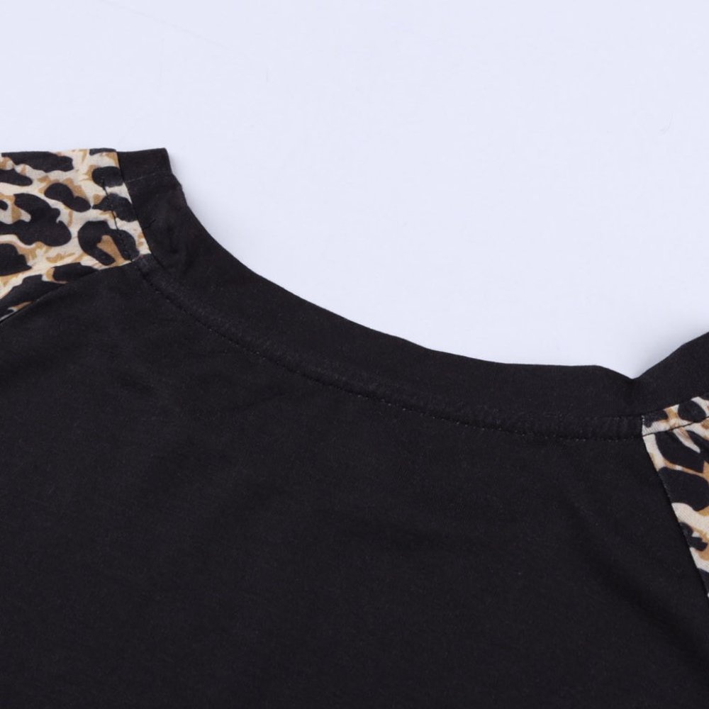 BRAND NEW Christmas Leopard Buffalo Check Long Sleeve Shirt - Picture 5 of 9